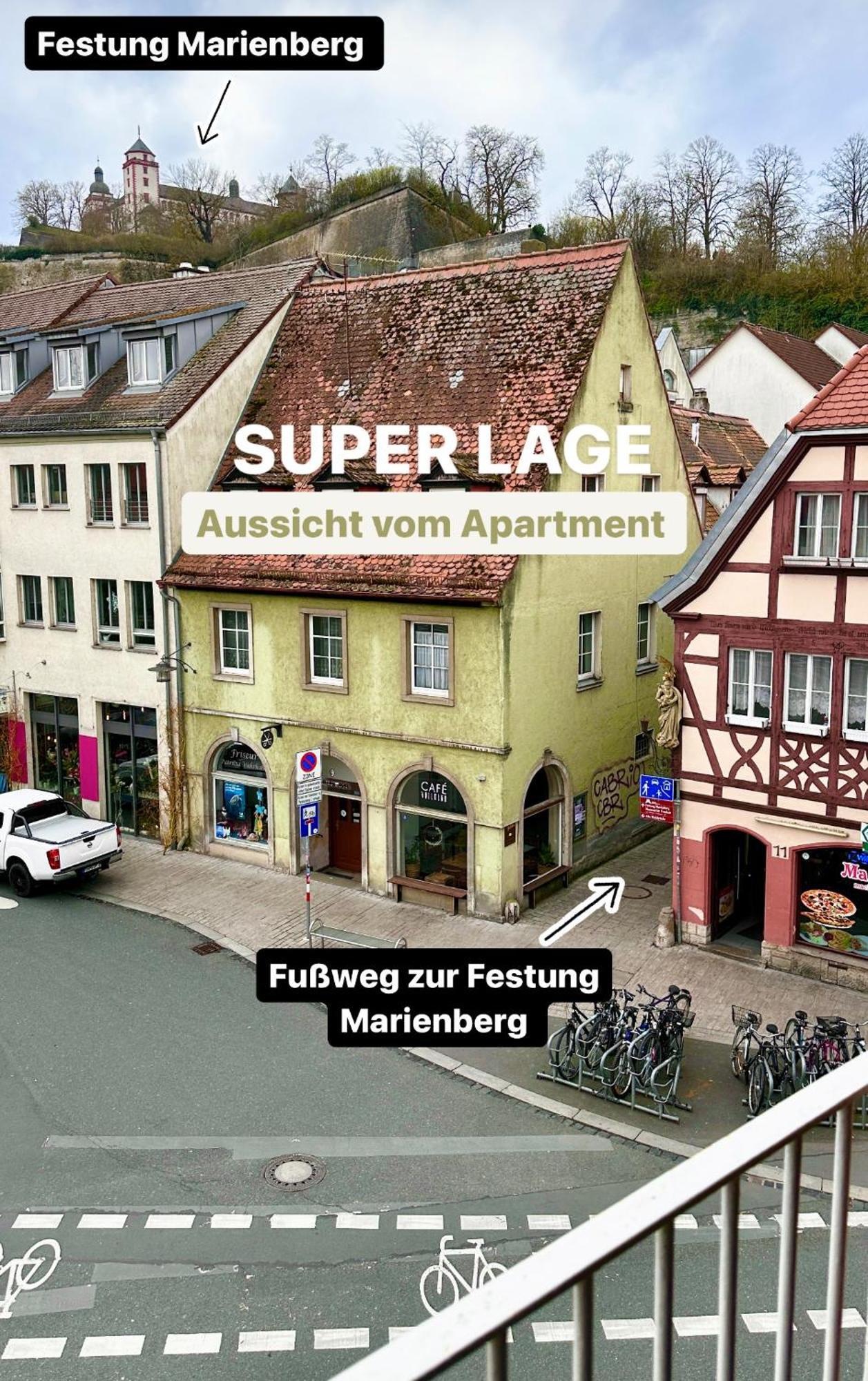 Wohnung Alte Mainbruecke - Gratis Kaffee - Netflix - Balkon Würzburg Zewnętrze zdjęcie