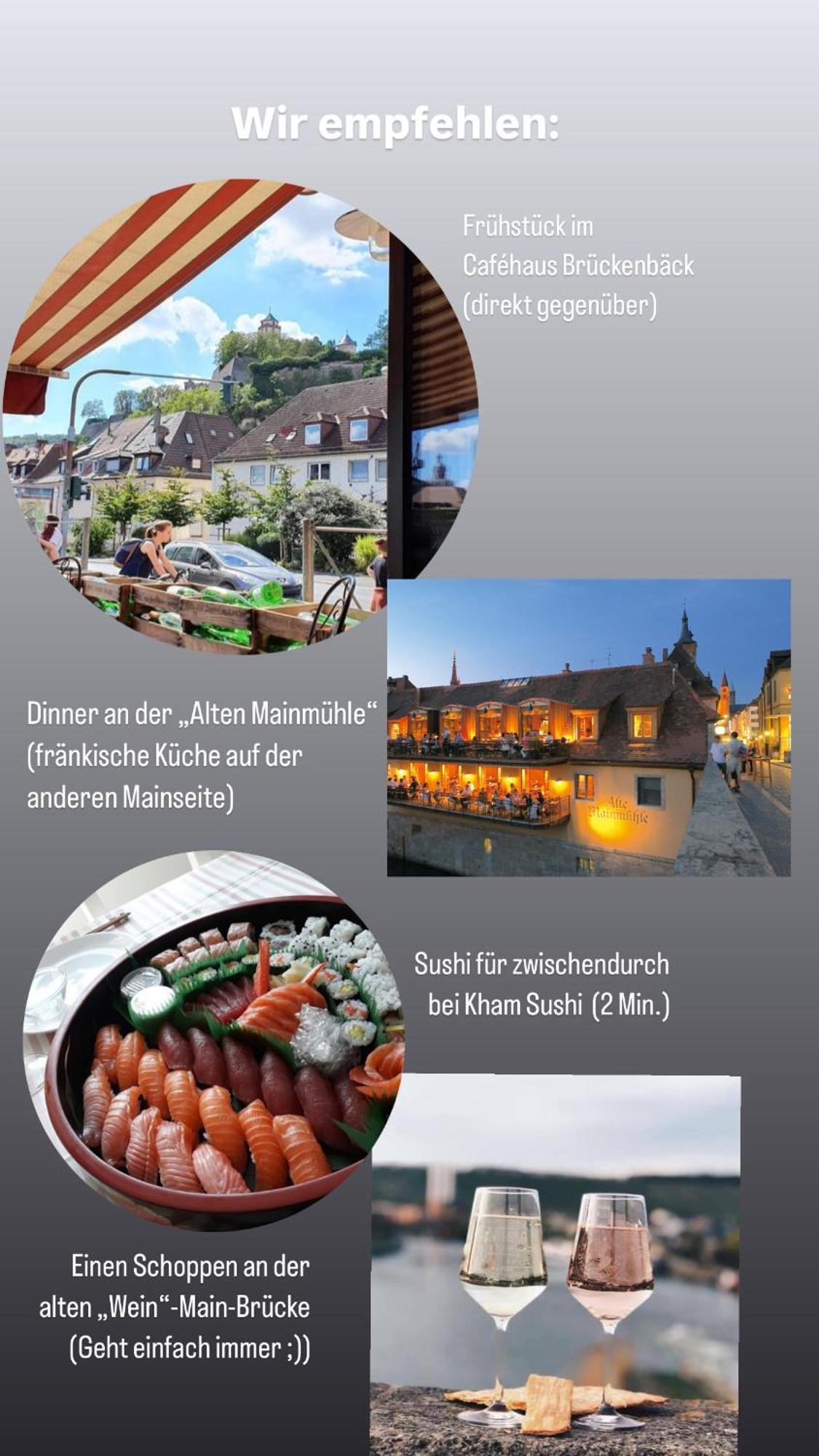 Wohnung Alte Mainbruecke - Gratis Kaffee - Netflix - Balkon Würzburg Zewnętrze zdjęcie